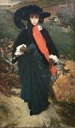 Frederick Leighton Portrait of May Sartoris oil on canvas